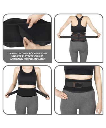 Maxxmee Back Support Belt with Gel Pad | One Size Stabilizer Insert | Comfortable 20x120 cm | Reliable Pain Relief for All Body Types - Buy Online on GoSupps.com