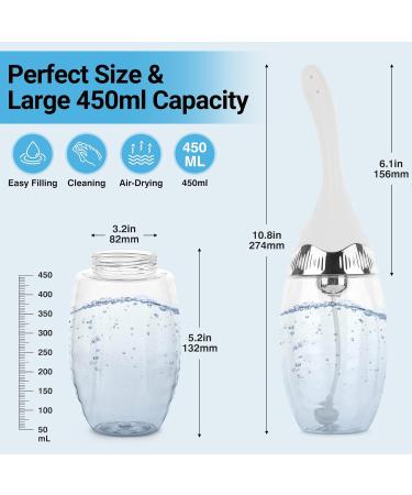 Electric Enema & Vaginal Douche Kit by Tilcare - 3 Speed Settings & Remote Control - Colon Cleanse for Women & Men - Soft Silicone Enema Bulb Cleaner - Includes 15 Gloves & Towel - Buy Online on GoSupps.com