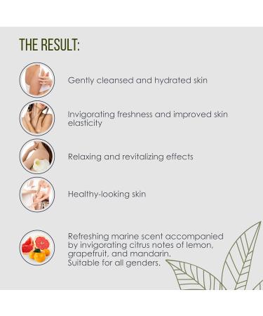 Ecolatier Sea Minerals & Matcha Body Wash - 97.5% Natural Vegan Detox & Moisturizing Cleanser - 20.3 Fl Oz - Buy Online on GoSupps.com