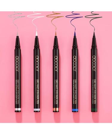 Docolor Waterproof Super Slim White Eyeliner Pen - Long Lasting Liquid Eye Liner Gel - Buy Online on GoSupps.com