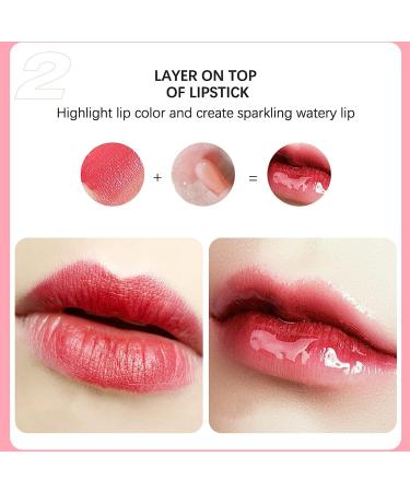 Hydrating Lip Glow Oil - Plumping & Long-Lasting Tinted Gloss for Lip Care - Rosewood - Buy Online on GoSupps.com
