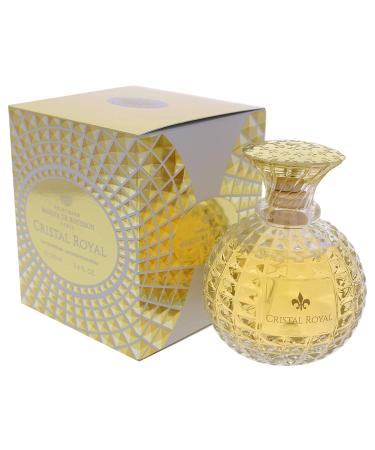 Princesse Marina de Bourbon Cristal Royal Eau de Parfum Fragrance for Women - Opens with Pear Blackcurrant and Bergamot - Blended with Jasmine - For Glamourous and Royal Ladies - 3.4 oz - Buy Online on GoSupps.com