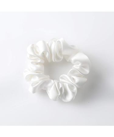 Shoppy Floor Silk Hair Scrunchies - White Mulberry Grade 6A Silk Ties for Women - Less Frizz & Breakage - Gentle & Durable - Buy Online on GoSupps.com