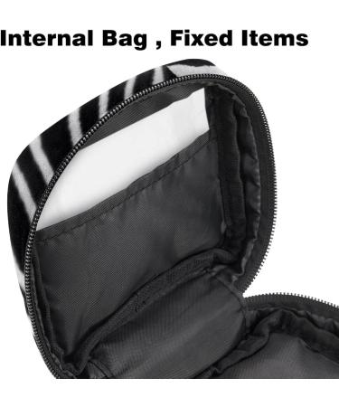 Women's Zebra Menstrual Cup Storage Bag - Portable Bandages & Napkin Pocket for Girls & Teens - Buy Online on GoSupps.com