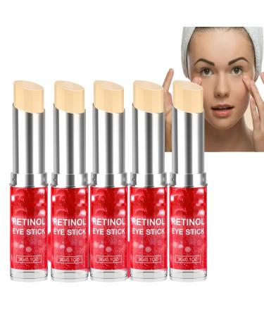 Lot de 5 cr mes contour des yeux au r tinol anti- ge anti-cernes traitement sous les yeux pour r duire les gonflements lisser les ridules hydrater raffermir la peau et les yeux 5 pi ces