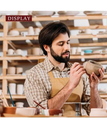 15Pcs Pottery Clay Sculpting Tools Set with Storage Case - Double-Ended Wood Carving Tools for Polymer Clay Modelling and Ceramic Embossing - Buy Online on GoSupps.com