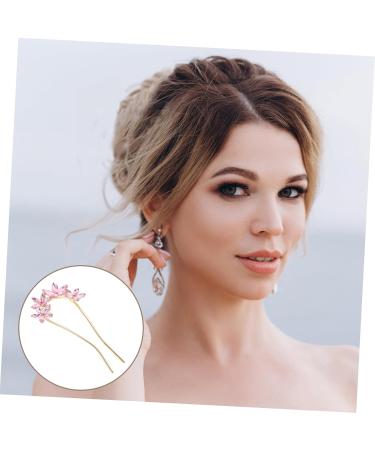 Healeved U-shaped Card Issuance Rhinestone Hair Pins Wedding Headpiece Chignon Pin Bridal Hair Accessories Hair Styling Pins Hair Barrettes Hair Decorations for Women Rhinestones - Buy Online on GoSupps.com