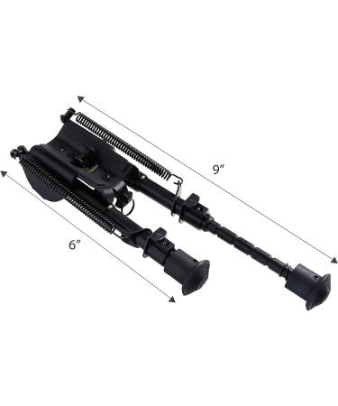 Pinty Tactical Rifle Bipod | Picatinny Rail Compatible | Adjustable Height | Hardened Steel & Aluminum - Buy Online on GoSupps.com