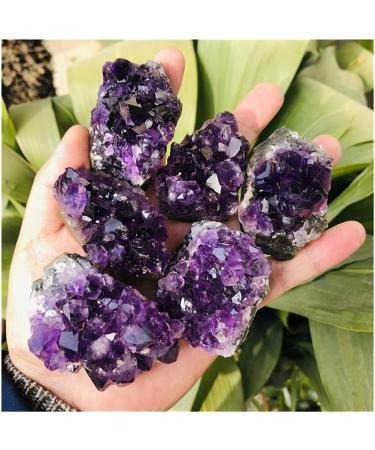 70-80g Natural Amethyst Quartz Raw Crystals Stone Decoration Ornament Purple Feng Shui Stone Ore Beautiful (Size : 2pc) Full of Texture (Size : 2pc) - Buy Online on GoSupps.com