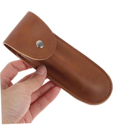 Healeved Travel Razor Case - Protective PU Leather Cover & Carrier Bag for Safe Travel Accessories - Buy Online on GoSupps.com
