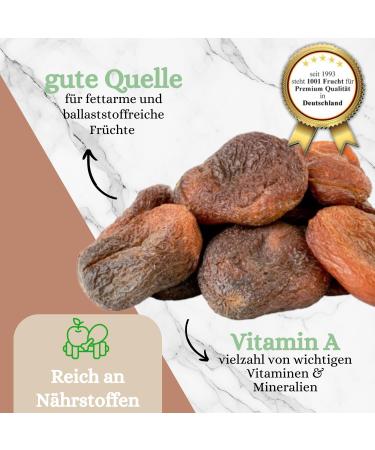  1001 Frucht 1001 Frucht Dried Apricot Non-Woven 250g Food Grade Untreated Dried Fruits No Preservatives Dried Fruits No Additives Dehydration No Added Sugar - Buy Online on GoSupps.com