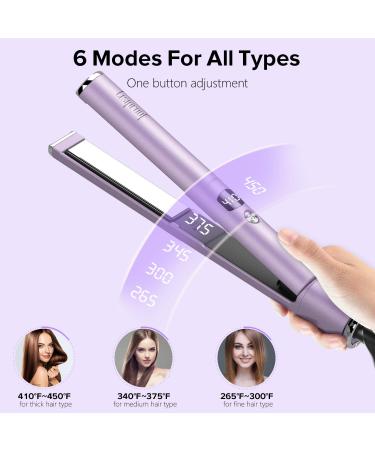2 in 1 Professional Hair Straightener & Curling Iron Combo | Versatile Round Flat Iron for Effortless Styling - Buy Online on GoSupps.com