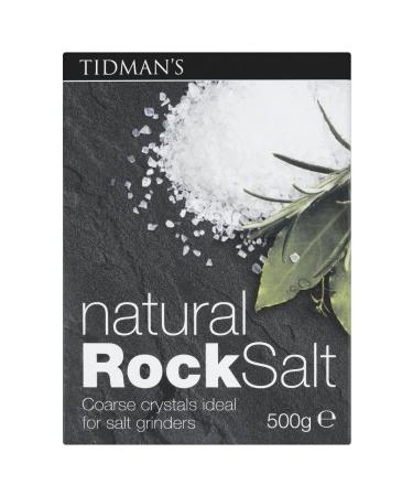 Tidmans Rock Salt 17.63oz 1.1 Pound (Pack of 1) - Buy Online on GoSupps.com