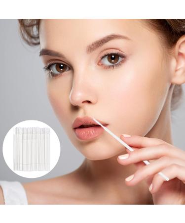 Kioiner 100 Pcs Micro Applicator Brushes Long Flocking Tips Micro Brush Disposable Micro Swabs Wands for Eyelash Extensions Mascara Makeup Oral Clean Personal Care Nail Polish - Buy Online on GoSupps.com