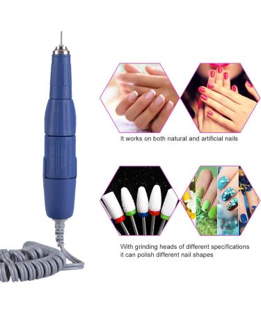 Nail Drill Handle 102L-2.35mm Electric Nail Polishing Machine Grinder Electric Nail Drill Pen Replacement Pen Manicure Tool Nail Drill Accessory for Electric Nail Manicure Blue - Buy Online on GoSupps.com