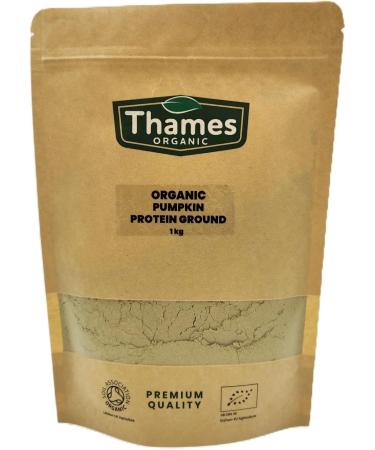Thames Organic Organic Pumpkin Protein Ground | Plant-Based | Vegan | Gluten-Free | Nutrient-Rich Superfood 500g - Buy Online on GoSupps.com