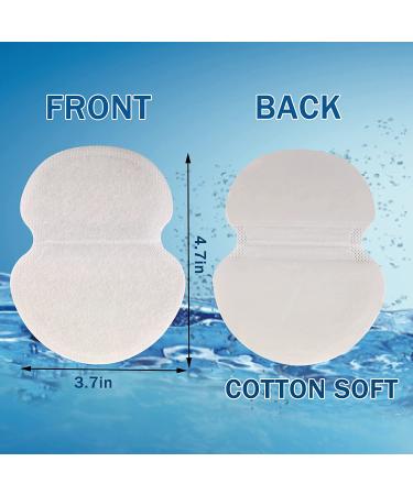 60 Pcs Pure Cotton Armpit Sweat Pads for Women and Men - Disposable, Comfortable, Extra Adhesive - Sweat Absorption - Non Visible - Unflavored - Buy Online on GoSupps.com