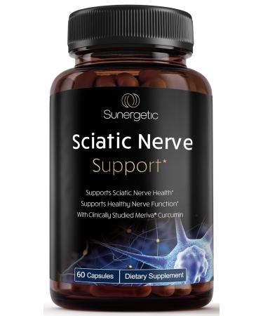 Premium Sciatic Nerve Support Formula Sciatic Nerve Supplement with Benfotaimine Alpha Lipoic Acid (ALA) & Meriva Turmeric Curcumin Supports Sciatic Nerve Health & Joint Comfort 60 Capsules