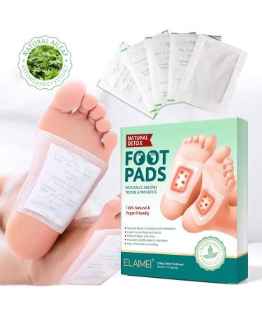 Detox Foot Pads for Stress Relief & Deep Sleep 20 Pieces with Vinegar & Ginger Powder | Improve Sleep Quality & Blood Circulation - Buy Online on GoSupps.com