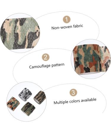Kisangel 12 Rolls Outdoor Camouflage Invisible Tape - Elastic Waterproof Tape for Agate Slice Pendant Medical and Sports Use - International Shipping Available - Buy Online on GoSupps.com