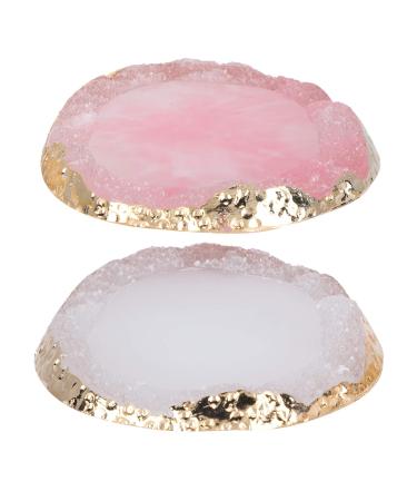 ANGGREK Resin Nail Art Palette Polish Holder Manicure Colour Drawing Palette Nail Practical Skill Board Cosmetic Artist Mix Palette