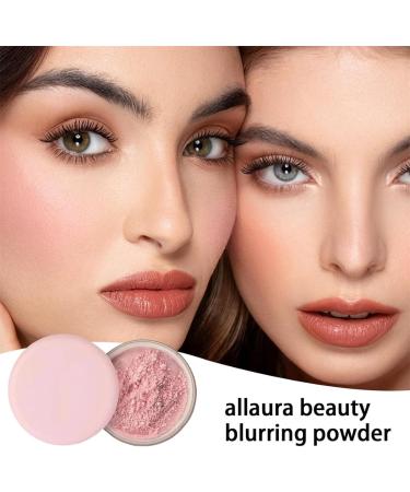  Rietoiu Allaura Beauty Pink Setting Powder Allaura Beauty Blurred Powder Waterproof Fixing Powder Pink Blurred Powder Oil Setting Powder for All Skin Tones (3#) - Buy Online on GoSupps.com