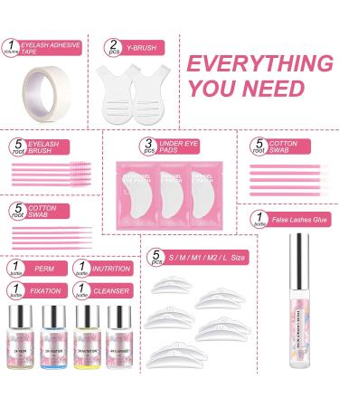 Professional Lash Lift and Eyelash Perming Kit for Stunning Curled Lashes Kit with Precision Tools for Achieving Stunning Curled Lashes - Long Lasting - Buy Online on GoSupps.com
