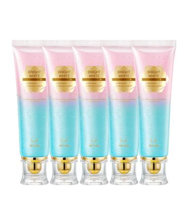 Niacinamide Whitening Toothpaste Teeth Whitening Remove Stains Enamel Protection and Fresh Breath Improves Gum Health Intensive Brightening with Gentle Mint for Daily Deep Cleaning Care (5pcs)