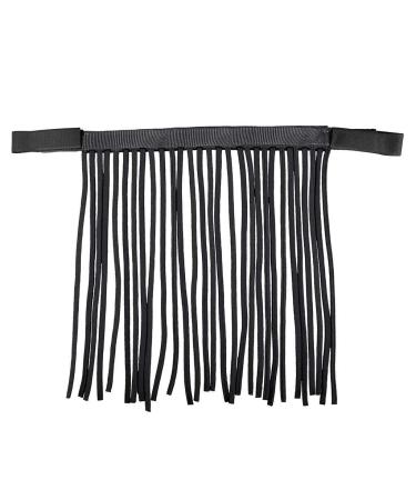 ARBO-INOX - Fly Fringe - simple - colored - with or without ears (Cob Thoroughbred Black) Cob Thoroughbred Black