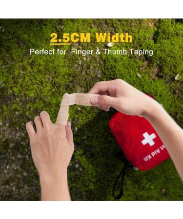 AnjoCare Self Adhesive Bandage Wrap(8 Pack) Breathable Elastic Athletic Tape Cohesive Bandage Wrap for First Aid Sports Injury Wrist and Ankle Sprains Protection Vet Wrap for Dogs Horses(2.5CMX4.5M) 2.5CM X 4.5M - Buy Online on GoSupps.com