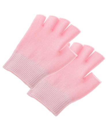 Beaupretty 1 Pair Hand Manicure moisturizing Heel Fingerless Gloves Fingerless Fingerless Mittens Cotton Gloves Facial mask mask Hand Gloves moisten Hands moisturizing Hand Gloves Gloves Mix