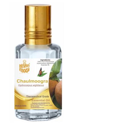 LEVENMOOI Chaulmoogra (Hydnocarpus wightianus) Pure & Natural Therapeutic Grade Essential Oil Glass Without Pure & Natural Dropper (5ml