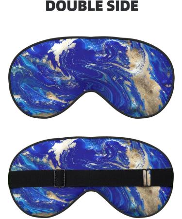 Abstract Marble Sleep Mask | Soft Adjustable Blackout Eye Mask for Men & Women - Dream Comfortably - Buy Online on GoSupps.com