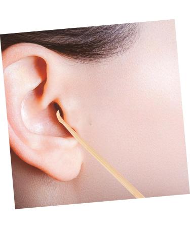 ORFOFE 5pcs Bamboo Ear Cleaners Cute Doll Head Design Gentle Ear Wax Removal Tool for Family Use Use Random Colors Bamboo Material - Buy Online on GoSupps.com