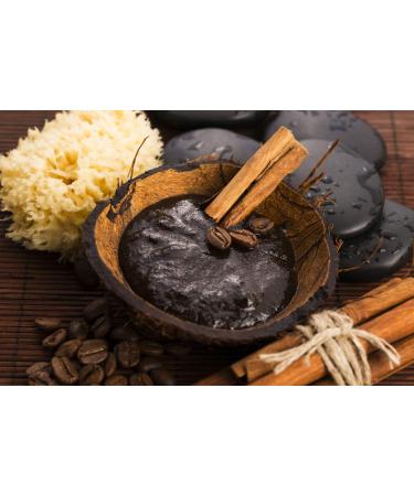 Health Embassy Coffee Scrub with Cinnamon - 150g | Natural Exfoliating Body Scrub for Glowing Skin - Shop Internationally - Buy Online on GoSupps.com