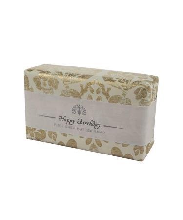 The English Soap Company Occasions Gift Shea Butter Soap Happy Birthday Lavender 190g