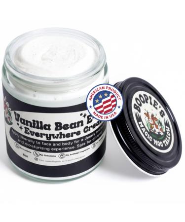 Magic Moo Beef Tallow Vanilla Bean E-Moo Moisturizing Everywhere Suet Tallow Cream with Organic Emu Oil. For Acne, Stretch Marks, Eczema, Hydration, Dry Skin & More! 8oz 8 Ounce (Pack of 1)