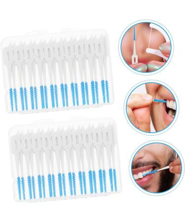 Solustre Interdental Brush & Dental Floss - 80 Pack | TPE Teeth Care for Braces & Oral Hygiene - Buy Online on GoSupps.com
