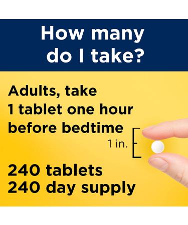 Nature Made Melatonin 3 mg - 240 Tablets for Sleep Support | Buy Online - Buy Online on GoSupps.com