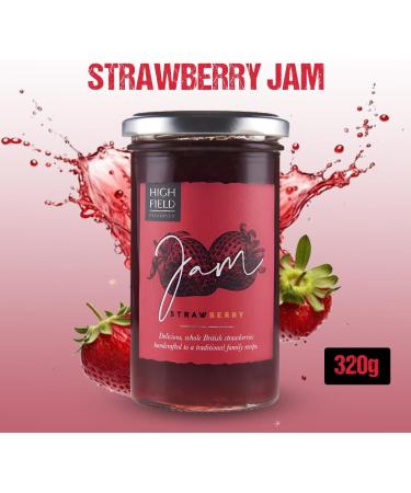 Highfield Preserves Jam & Curd Pick N Mix - Choose From 8 Flavours | Blackberry Blackcurrant Gooseberry Passionfruit Raspberry Sicilian Lemon Strawberry Frutti - Pack of 5 - Buy Online on GoSupps.com