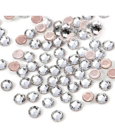 FEIlei Flatback Glass Nails Rhinestones Nail Art Decoration Gems Manicure Accessories - Buy Online on GoSupps.com
