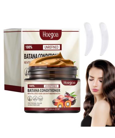 Batana Oil for Hair Growth,Batana Oil,Batana Oil for Hair,120ml,Improves Hair Shine,Repairs Damaged Hair,Comes with 2 Crescent Moon Spoons