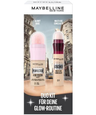Maybelline Maybelline New York 4-in-1 Instant Foundation #01 Light 20ml + Instant Anti-Aging Concealer #01 Light 7ml