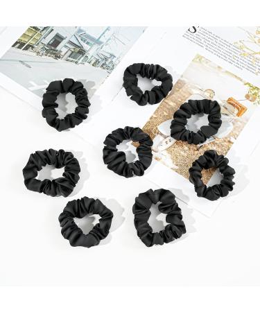 Buy 8 Pieces of Premium Silk Hair Ties for Women - Soft Elastic Satin Scrunchies in 8 Colors | Stylish Hair Jewelry - Buy Online on GoSupps.com