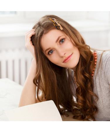 8 Pieces French Hair Clips - Leopard Pattern Duck Beak Clips for Women & Girls - Perfect for Fine Hair - Buy Online on GoSupps.com