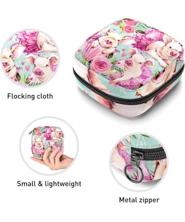 Anna Cowper Flower Sanitary Napkin Storage Bag - Multi-colored Portable Period Pouch for Women and Teens - Buy Online on GoSupps.com