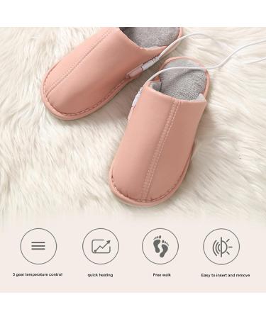Alomejor USB 3-Stage Heated Slippers for Women - Flannel Foot Warmers (Size 36-37) - Warm & Comfortable Indoor Booties - Buy Online on GoSupps.com