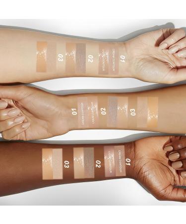 B ton de contour 2 en 1 : contour cr me et bronzer liquide m lange sans couture finition naturelle maquillage bronzant longue dur e pour le visage 02 gris moyen 02 Fair Grey - Buy Online on GoSupps.com