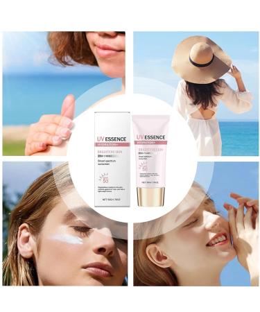 Moisturizing Sunscreen SPF 50+ 50g Daily Facial Sunscreen Skin Sunscreen With SPF 50+ Providing Immediate Effective UVA + UVB Protection Sun Protection Cream Face Sunscreen For Women - Buy Online on GoSupps.com