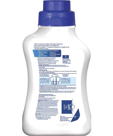 Lysol Laundry Sanitizer Additive 41oz - Eliminates Bacteria & Odors, Crisp Linen Scent - Buy Online on GoSupps.com